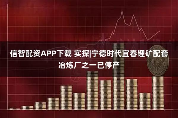 信智配资APP下载 实探|宁德时代宜春锂矿配套冶炼厂之一已停产