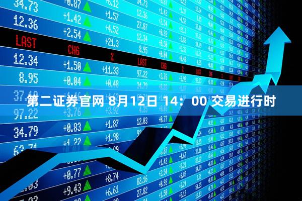 第二证券官网 8月12日 14：00 交易进行时